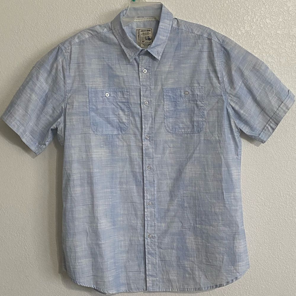COLOURS by Alexander Julian Men’s 100% Cotton Button Down Shirt Size XL